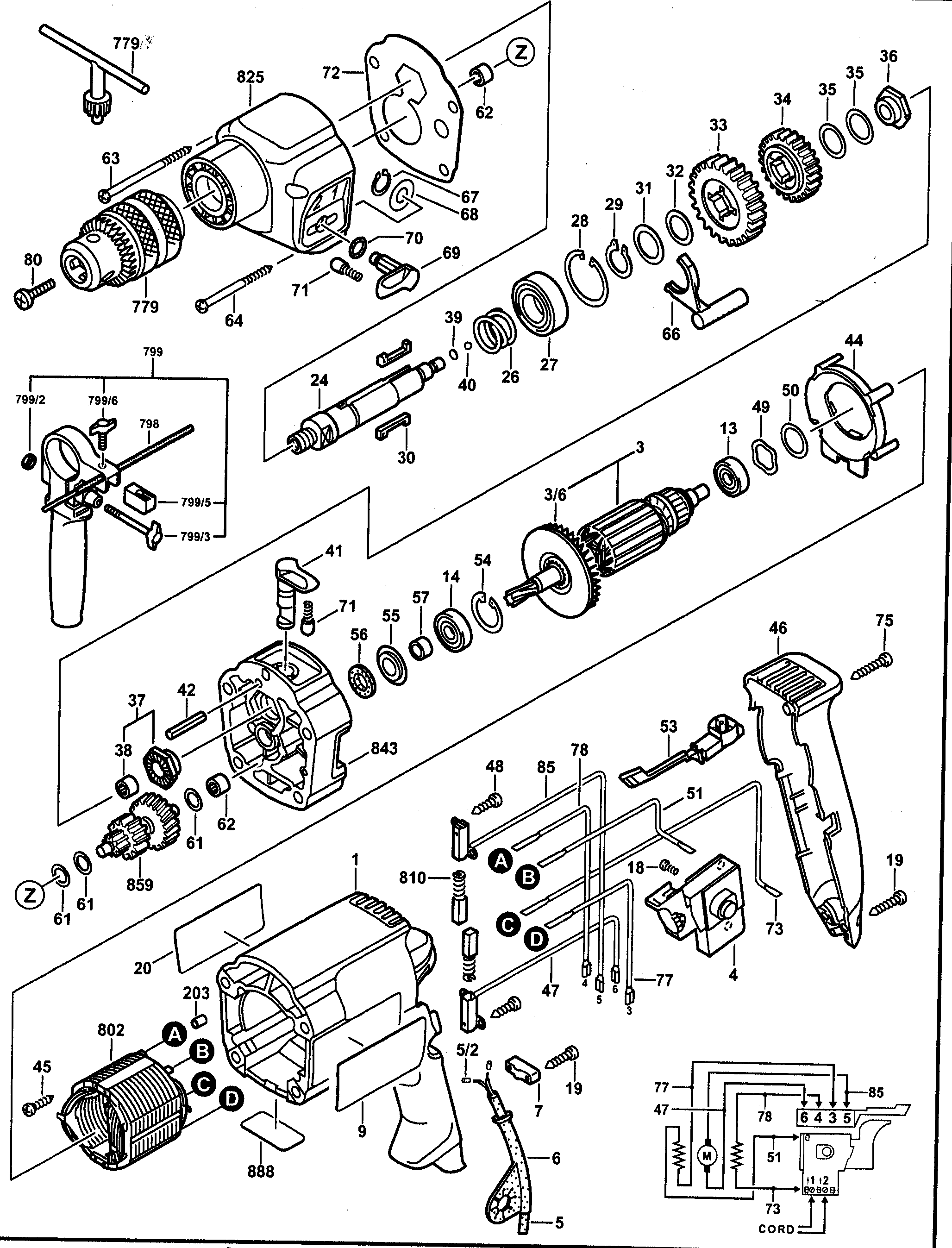 Drill assy