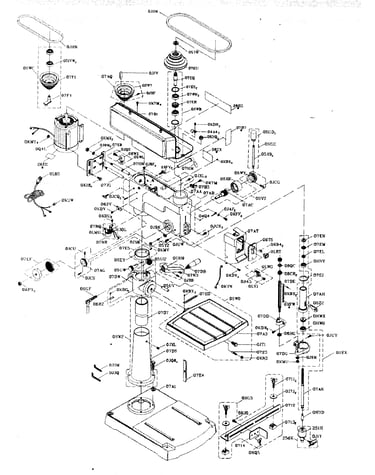 Drill press assy
