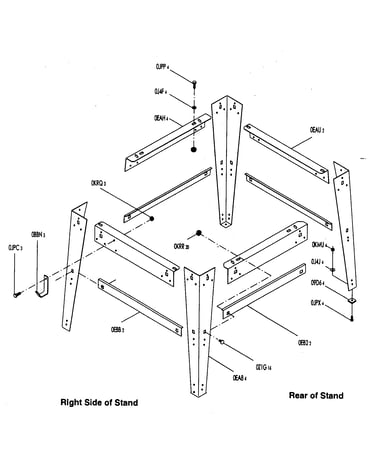 Stand assy