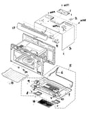 Oven cavity parts