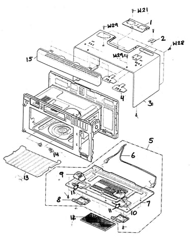 Oven cavity parts