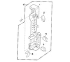 LG LMVM1935SB latch board parts diagram