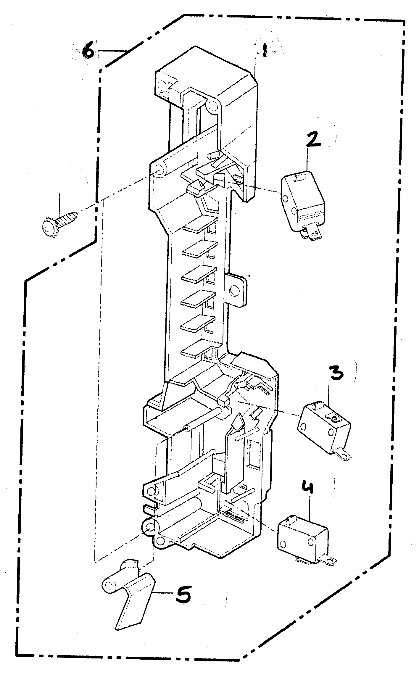 Latch board parts
