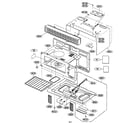 Kenmore 72180592402 oven cavity parts diagram