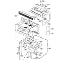 Kenmore 72180019401 oven cavity parts diagram
