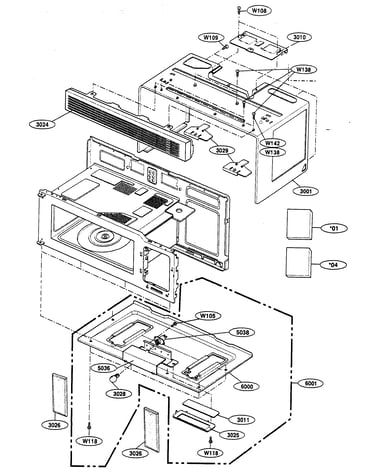 Oven cavity parts