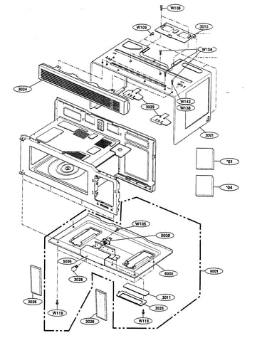 Oven cavity parts