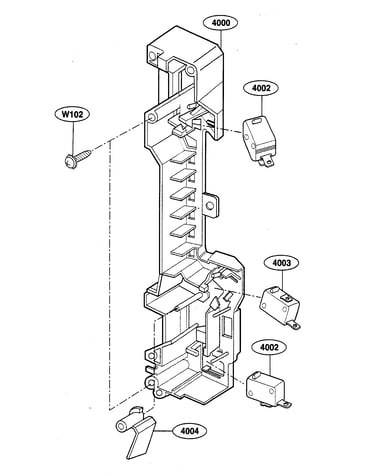 Latch board parts