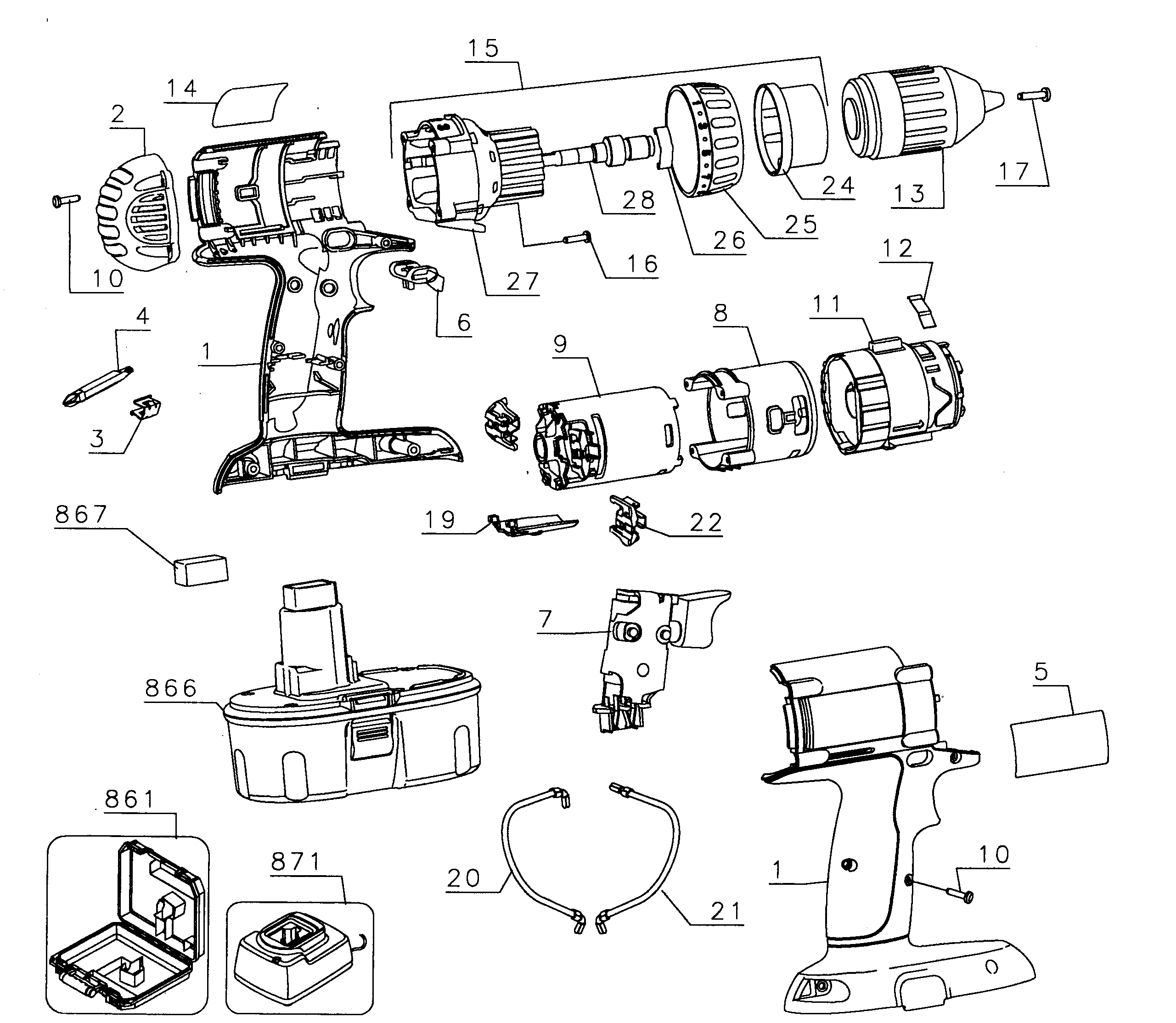 Drill assy