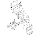 Zenith Z42PX2D cabinet parts diagram