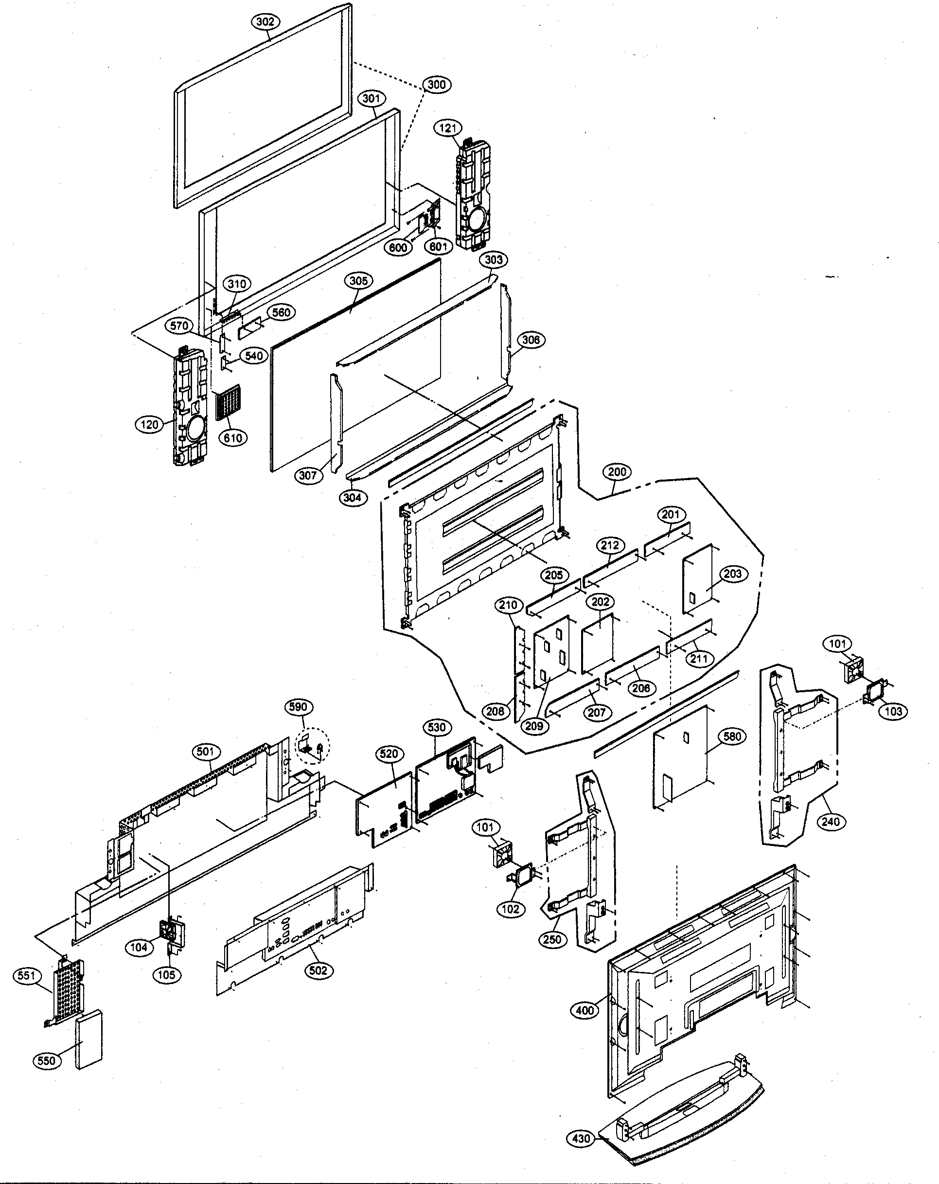 CABINET PARTS