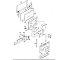 LG DU-42PX12X cabinet parts diagram