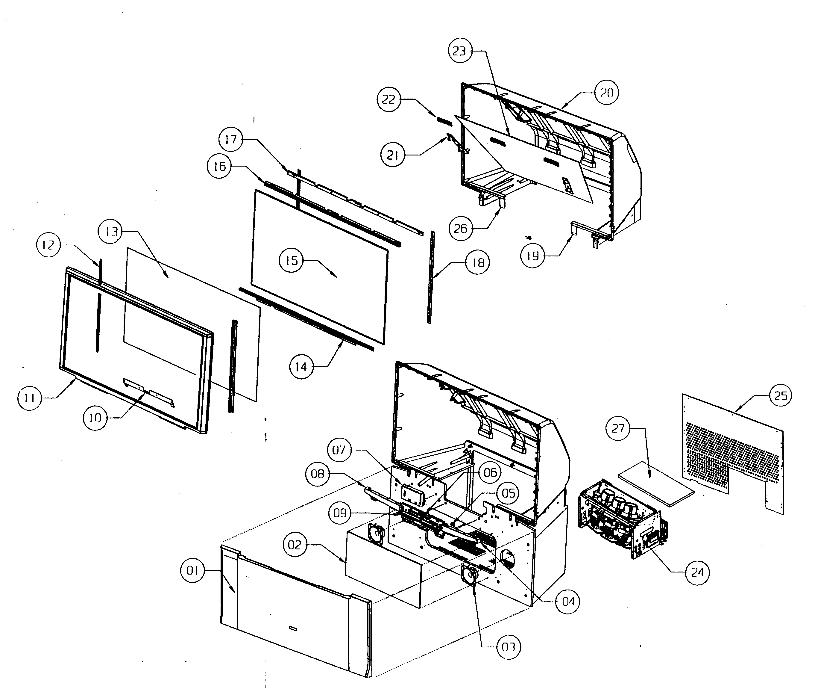 Cabinet parts