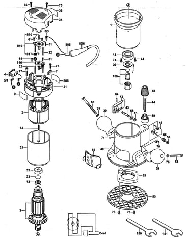 Router assy