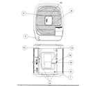 Carrier 38YZA060 SERIES310 top view diagram