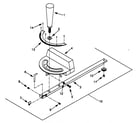 Craftsman 351228050 miter gauge diagram