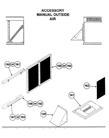 Accessory manual outside air