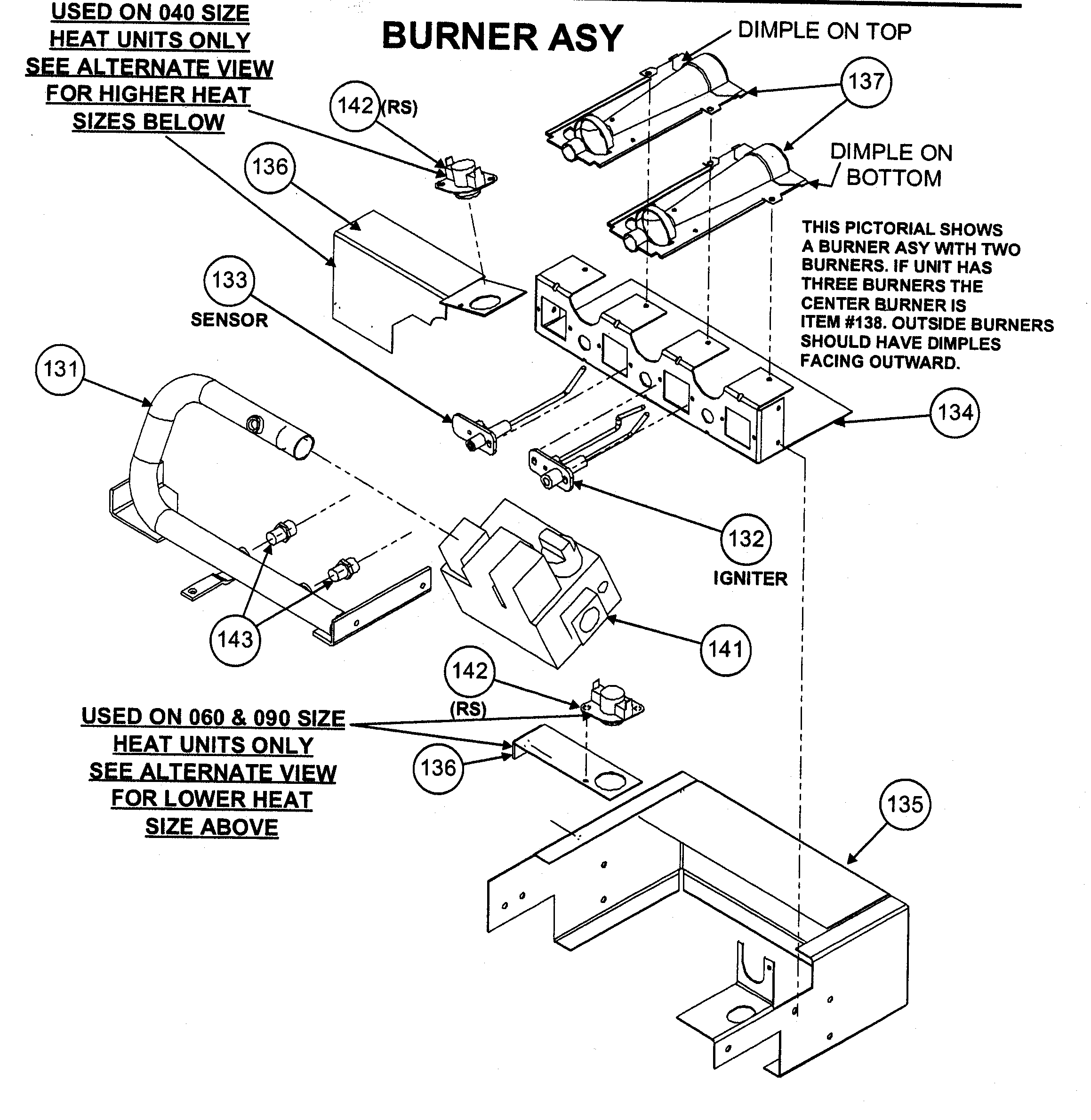 Burner assy