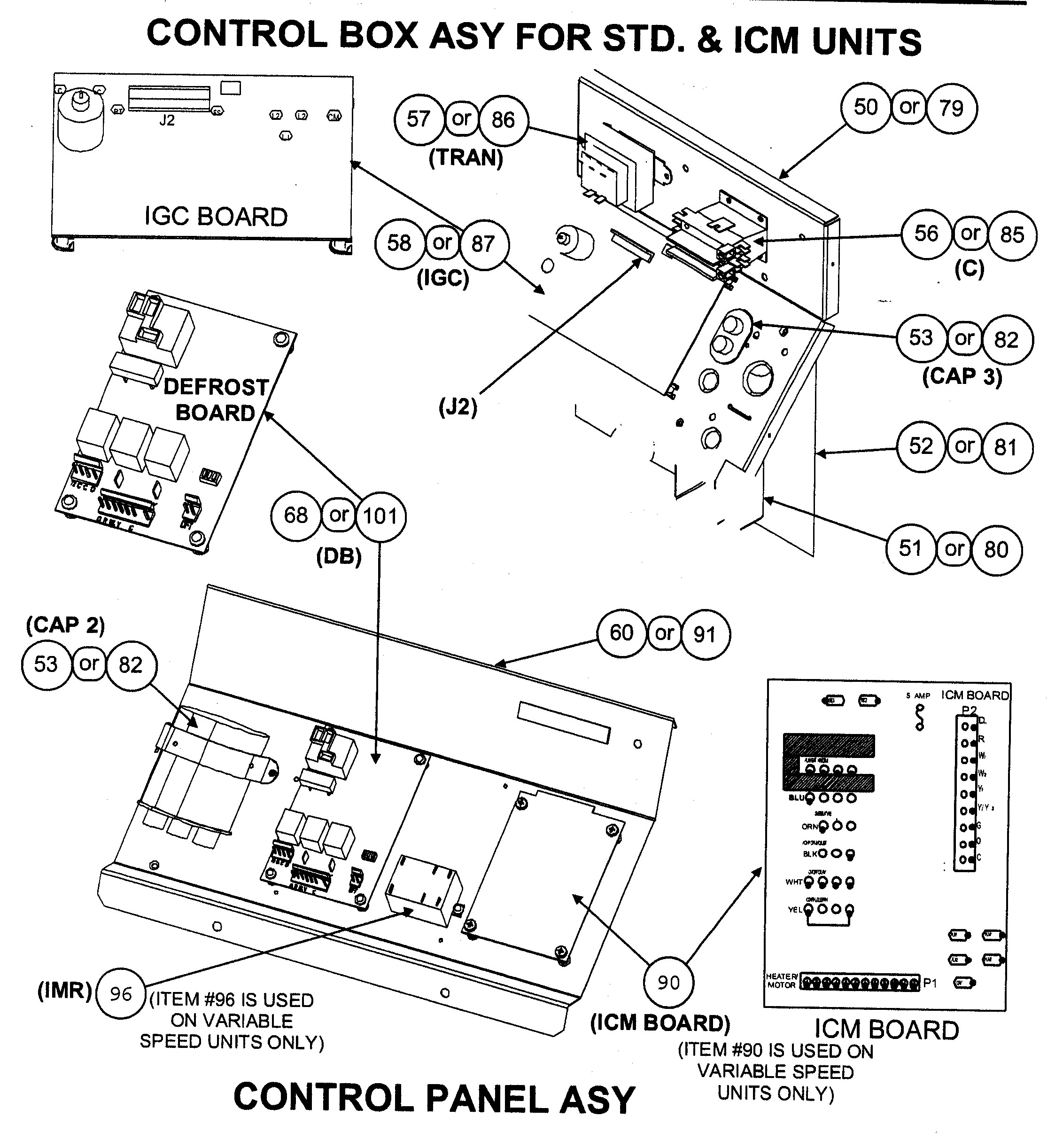 Control box assy