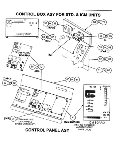 Control box assy