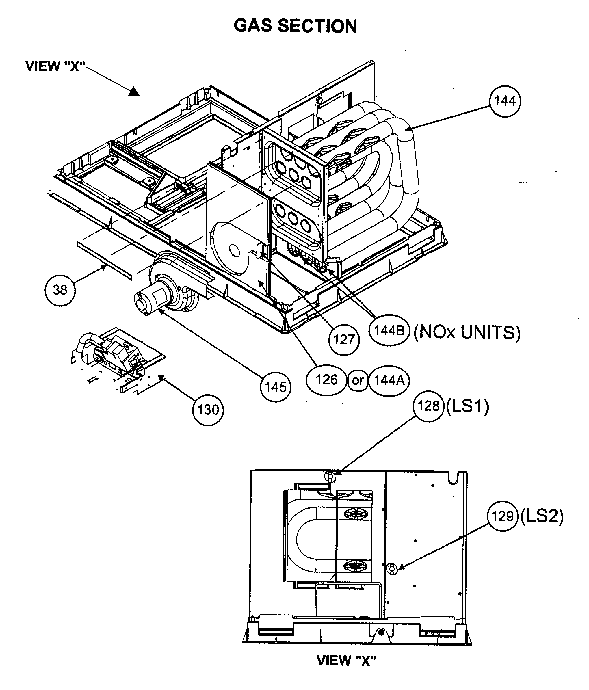 Gas section