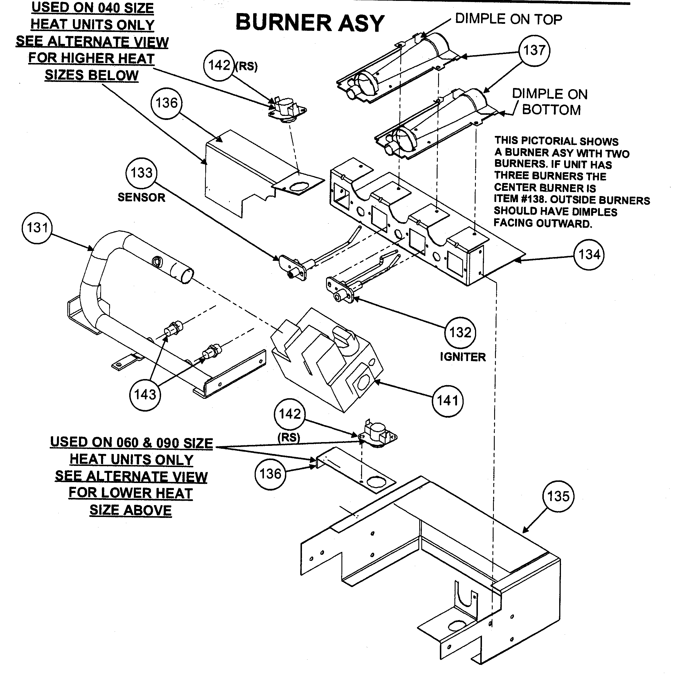 Burner assy
