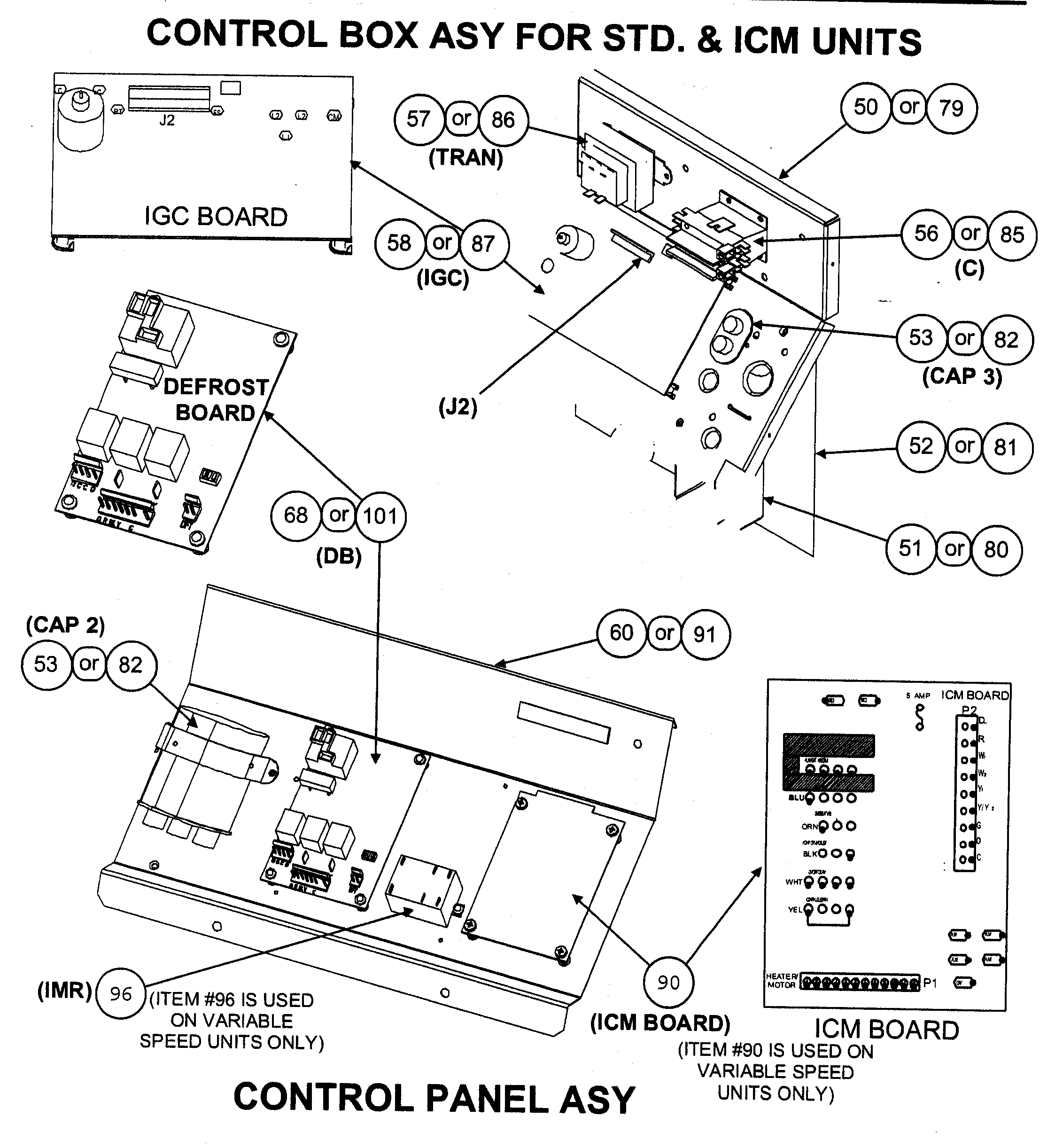 Control box assy