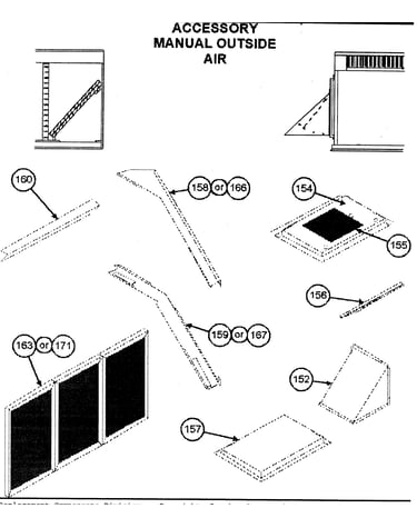 Accessory manual outside air