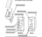 Carrier 50GL048300 accessory electric heat diagram