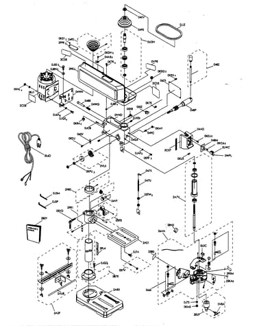 Drill press assy