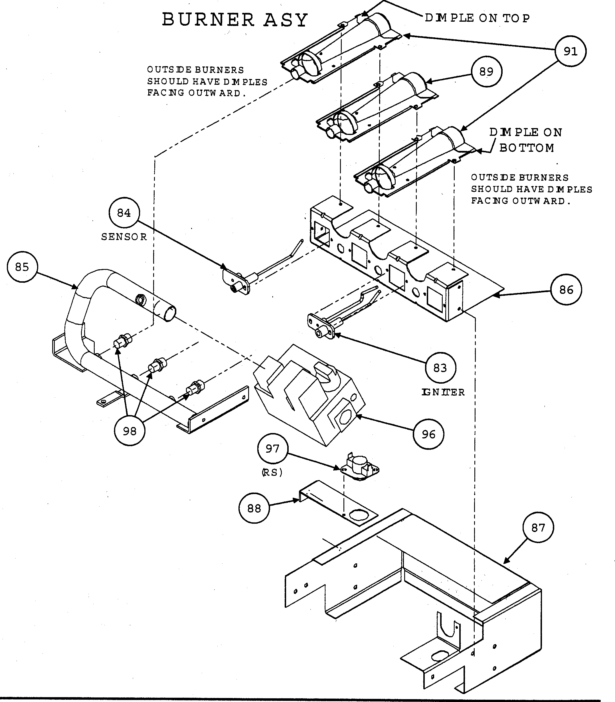 Burner assy