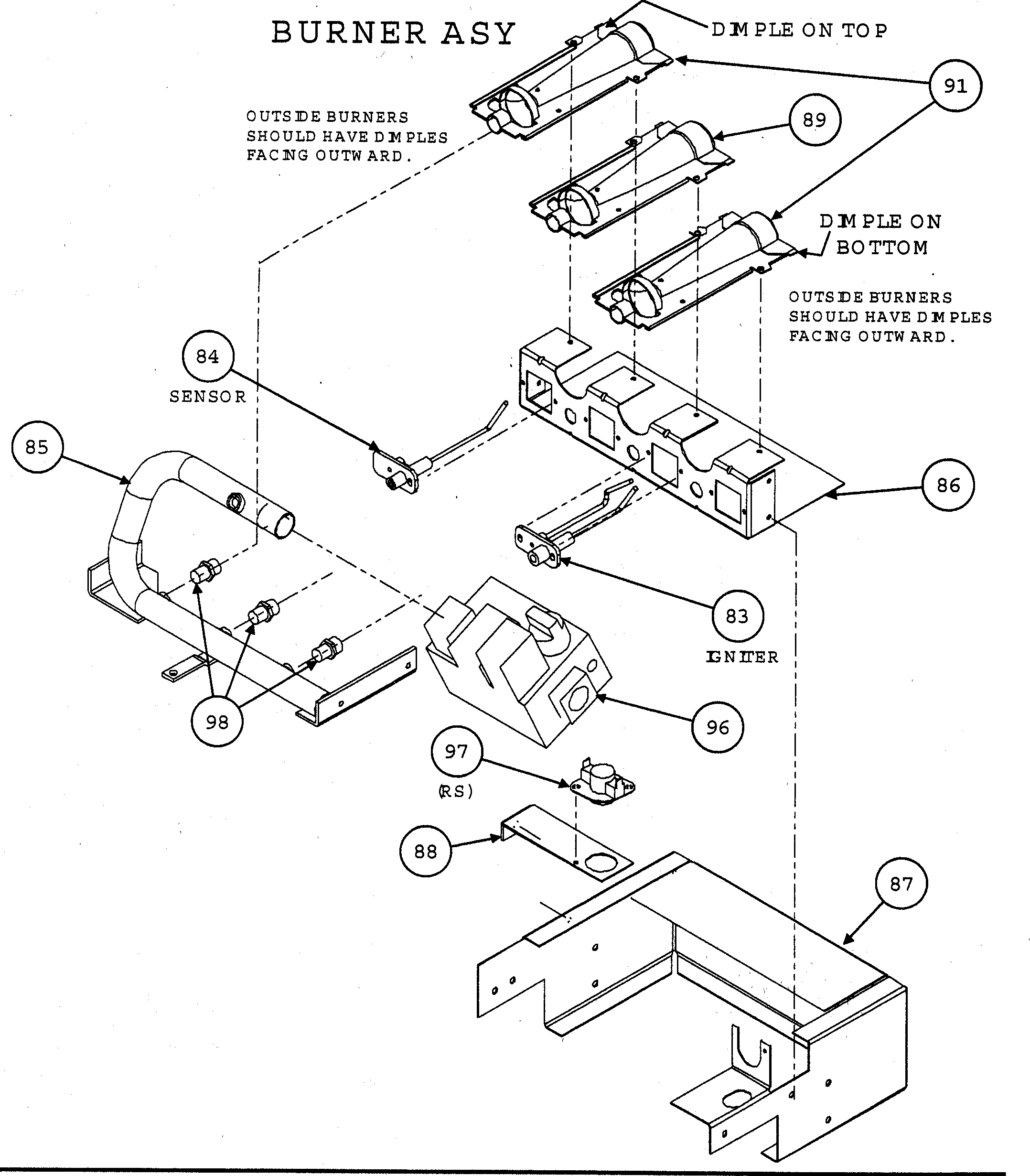Burner assy