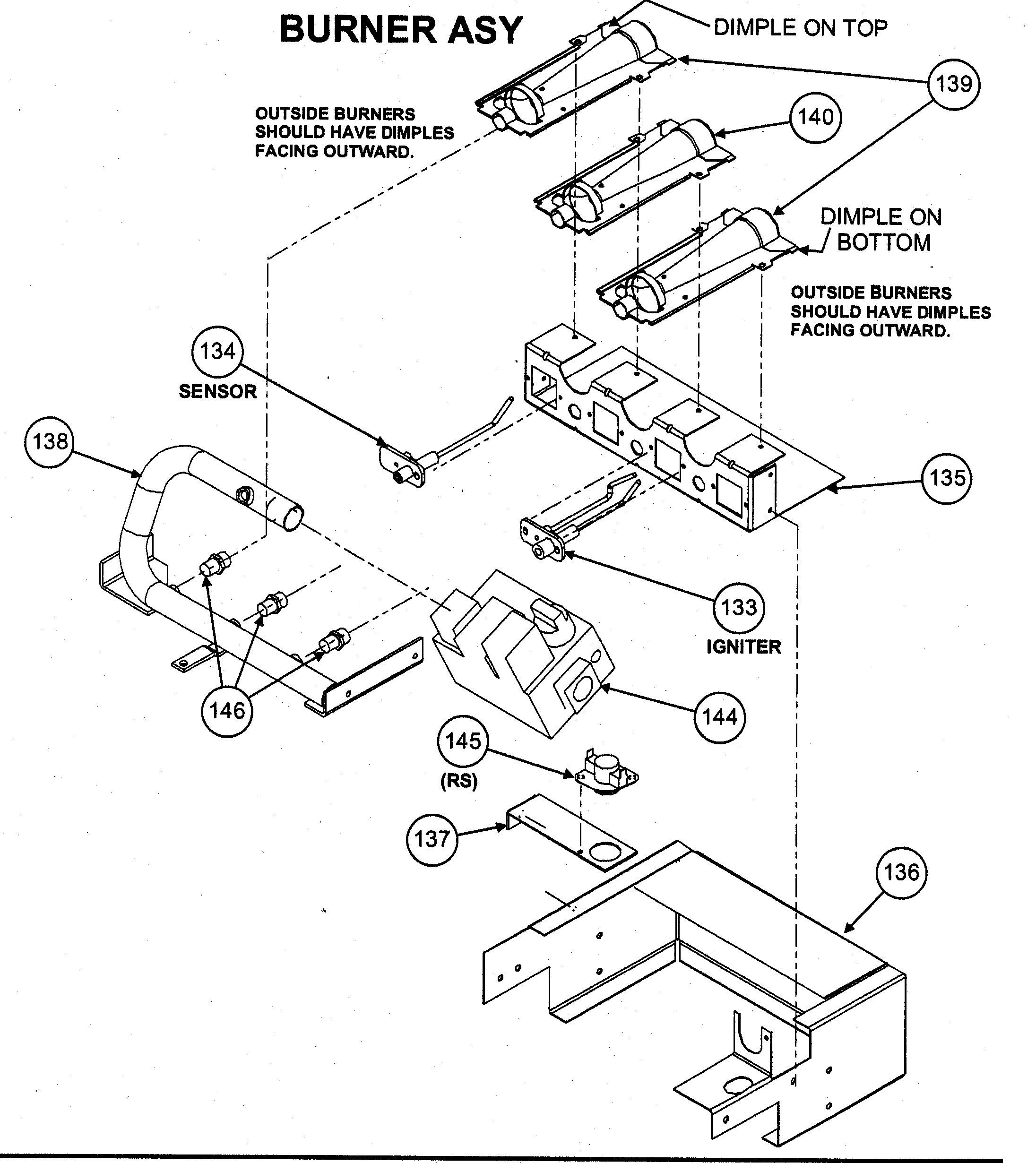 Burner assy