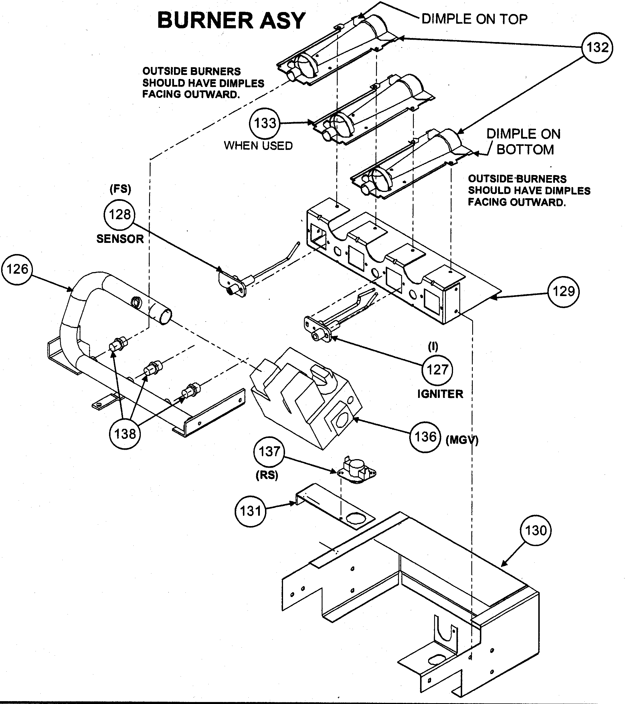 Burner assy