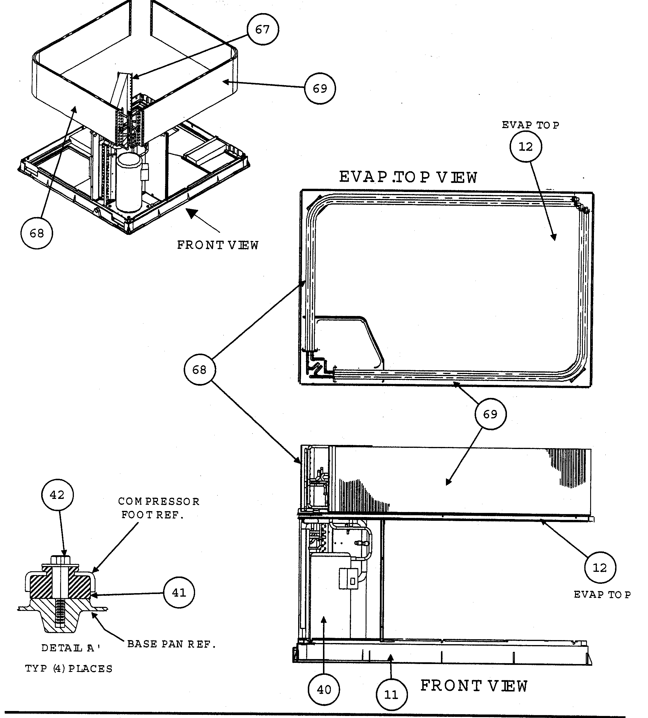 Evap top view