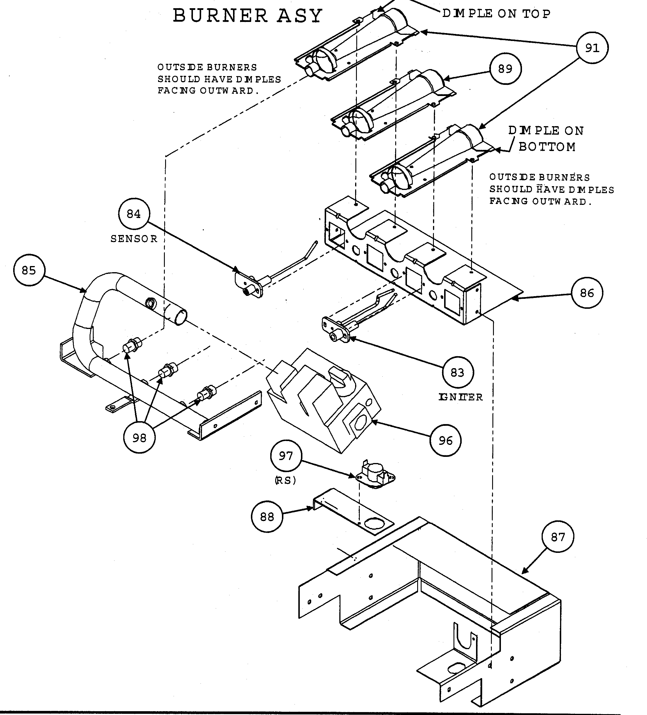 Burner assy