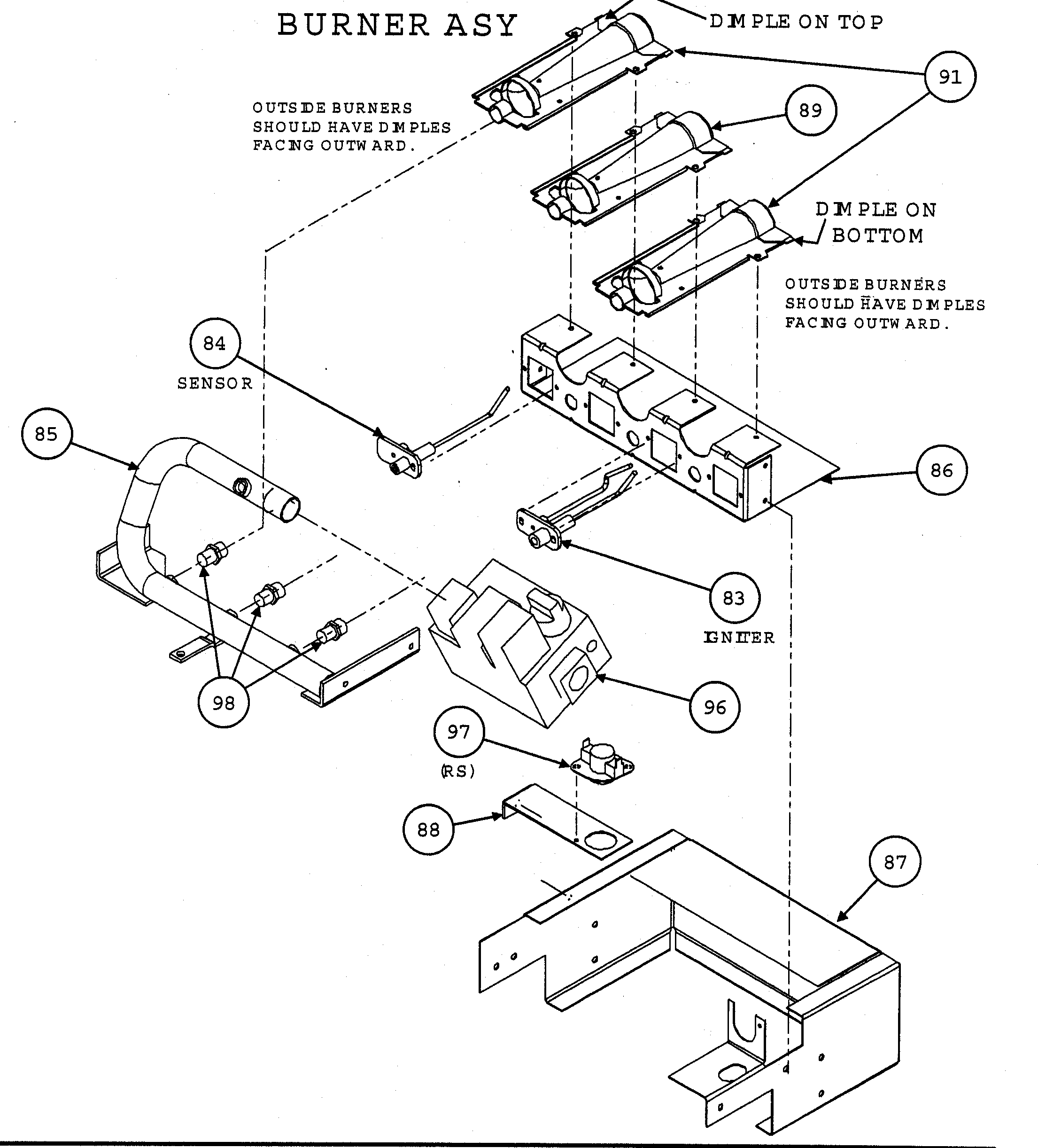 Burner assy