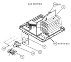 Carrier 48GX042060300 gas section diagram