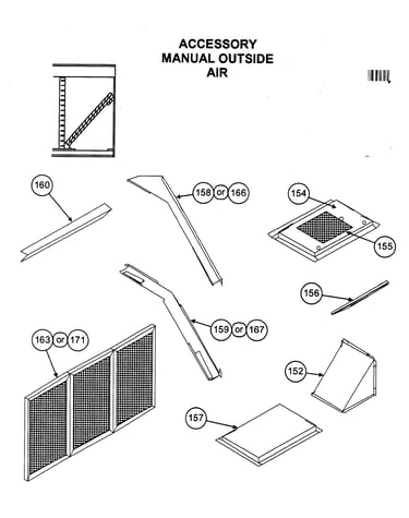 Accessory manual outside air