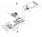 Samsung HT-P38 cabinet parts diagram
