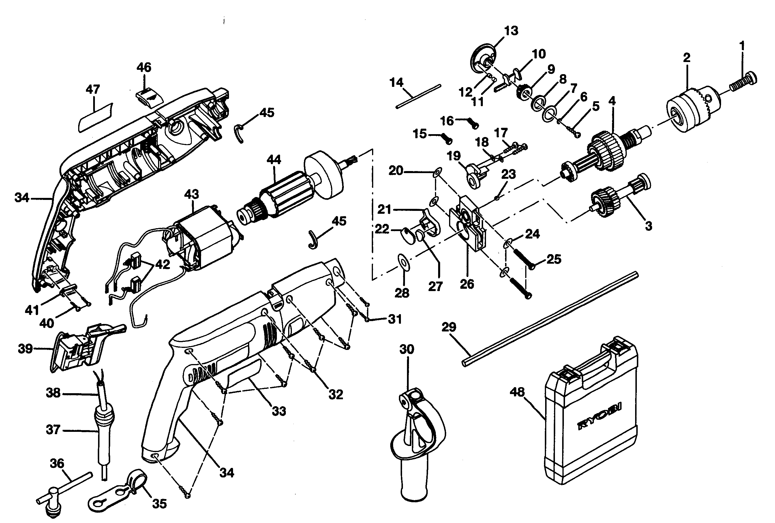 Drill assy