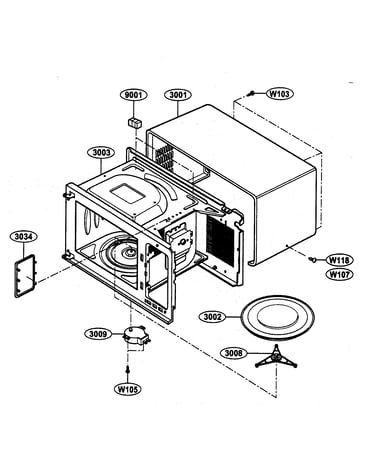 Oven cavity parts