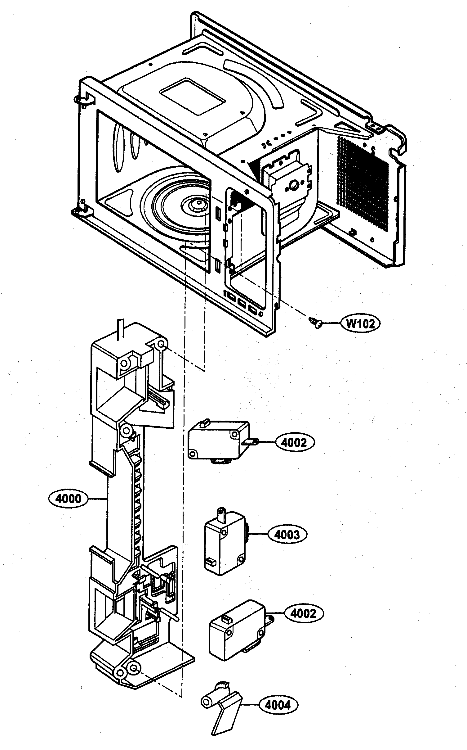 Latch board parts