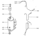 Kenmore 58075180500 compressor parts diagram