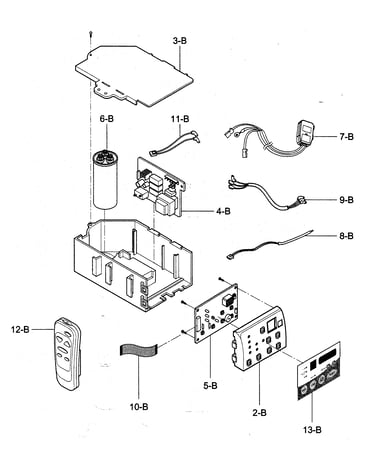 Control box assy