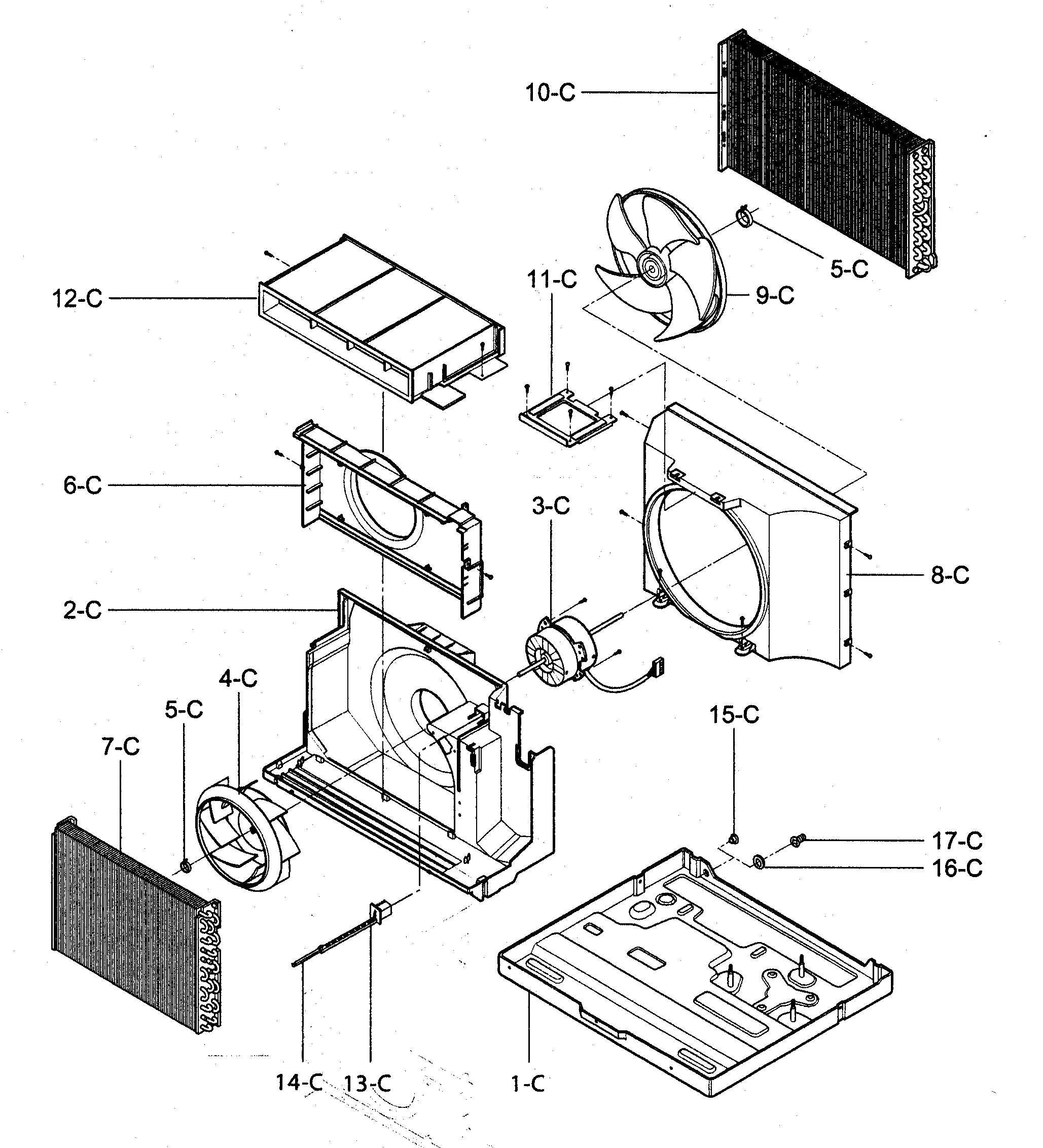 Air handling/cycle parts