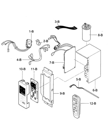 Control box assy
