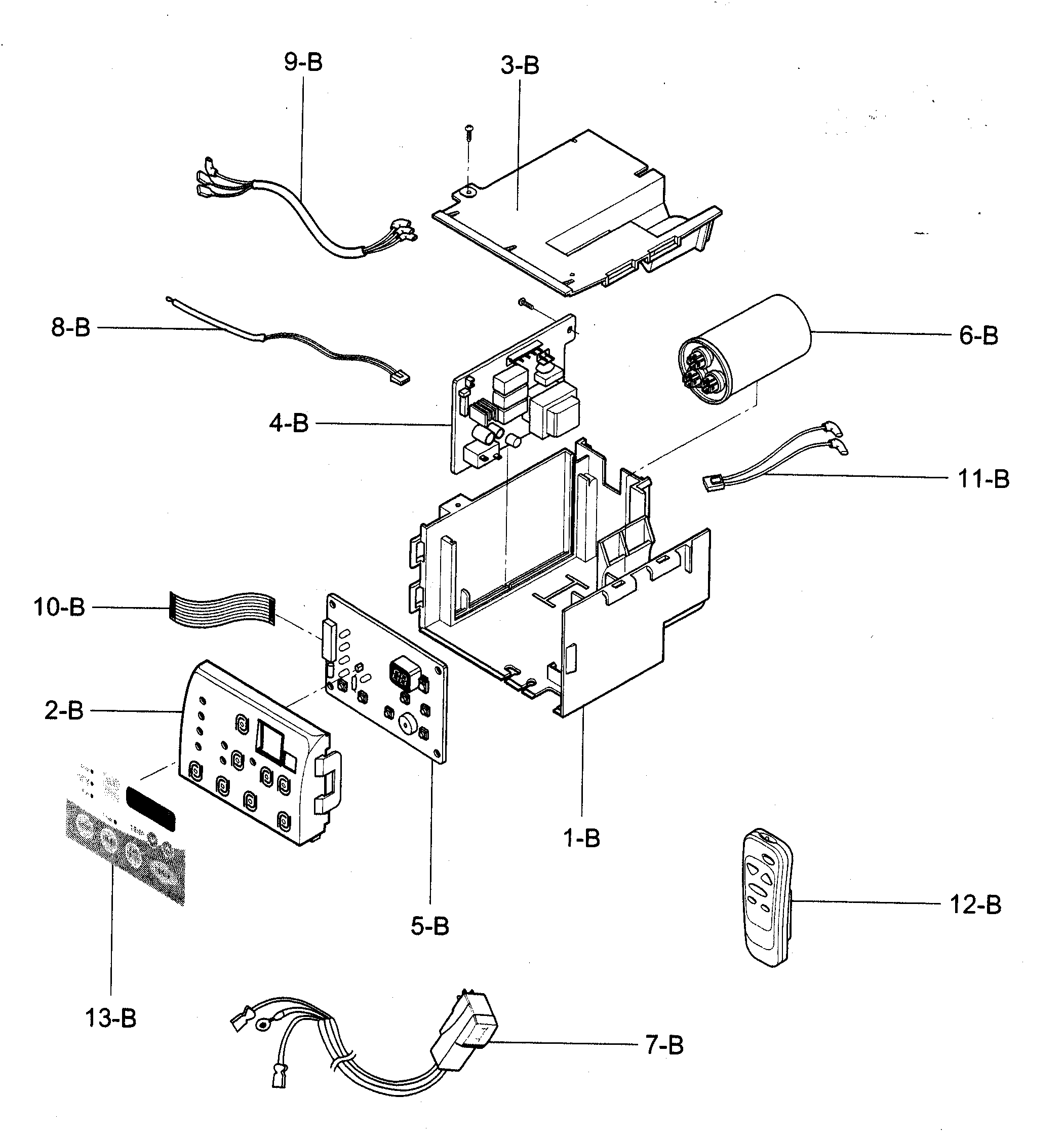 Control box assy