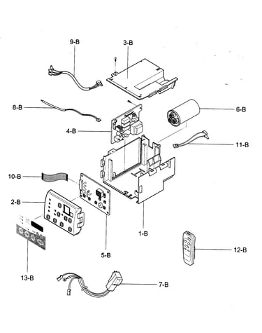 Control box assy