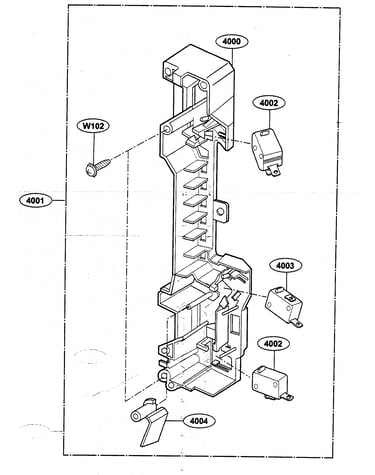 Latch board parts